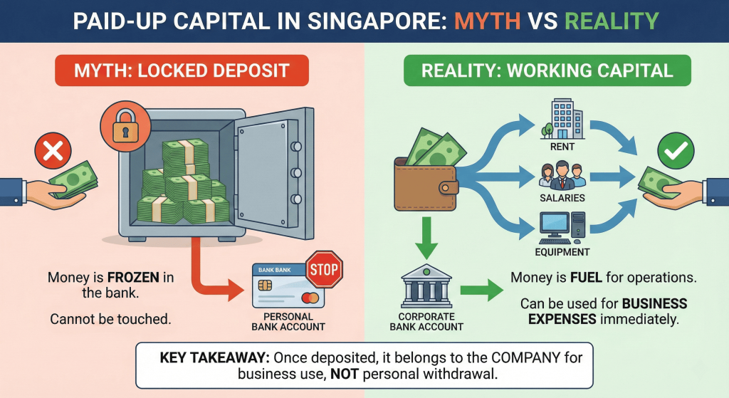 Can I Withdraw Paid Up Capital Singapore Myth vs Reality Usable Funds