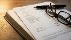Singapore employer reviewing an itemised pay slip and employment terms